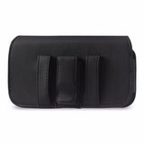 REIKO HORIZONTAL LEATHER POUCH SAMSUNG GALAXY NOTE 4 SLIM BLACK WITH BELT HOOPS AND MAGNETIC INNER SIZE: 6.19X3.24X0.48INCH