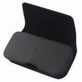 REIKO HORIZONTAL LEATHER POUCH SAMSUNG GALAXY NOTE 4 SLIM BLACK WITH BELT HOOPS AND MAGNETIC INNER SIZE: 6.19X3.24X0.48INCH