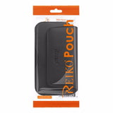 REIKO HORIZONTAL LEATHER POUCH SAMSUNG GALAXY NOTE 4 SLIM BLACK WITH BELT HOOPS AND MAGNETIC INNER SIZE: 6.19X3.24X0.48INCH