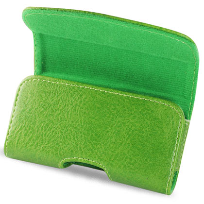 HORIZONTAL POUCH HP1022A HTC HD2 T8585 GREEN 4.9X2.7X0.5 INCHES