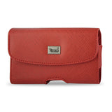 HORIZONTAL POUCH HP1023 HTC HD2 T8585 PLUS RED CELL PHONE WITH COVER 4.9X2.7X0.5 INCHES