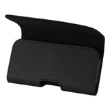 HORIZONTAL LEATHER POUCH SAMSUNG NOTE I9220/ N7000 PLUS-BLACK WITH EMBOSSED LOGO INNER SIZE: 6.18X3.67X0.78 INCH