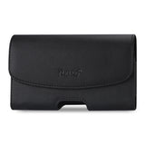 SAMSUNG NOTE 4/ NOTE 3 HORIZONTAL LEATHER POUCH PLUS-BLACK CELL PHONE WITH COVER SIZE INNER SIZE: 6.44X3.49X0.73INCH