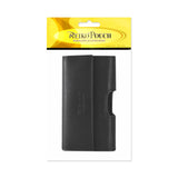 HORIZONTAL POUCH IPHONE4 IN BLACK (4.72X2.56X0.59 INCHES PLUS)