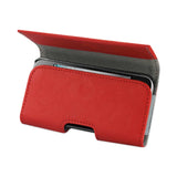 HORIZONTAL POUCH IPHONE4 IN RED (4.72X2.56X0.59 INCHES PLUS)