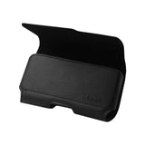 HORIZONTAL Z LID LEATHER POUCH IPHONE4 IN BLACK (4.72X2.56X0.59 INCHES PLUS)