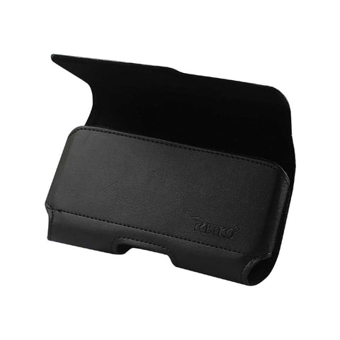 HORIZONTAL Z LID LEATHER POUCH SAMSUNG GALAXY MEGA6.3INCH PLUS BLACK WITH NEW PACKAGE