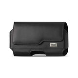 HORIZONTAL Z LID LEATHER POUCH IPHONE 6/ 6S 4.7INCH PLUS BLACK (5.84X3.04X0.67INCHES)