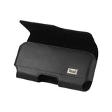 HORIZONTAL Z LID LEATHER POUCH IPHONE 6/ 6S 4.7INCH PLUS BLACK (5.84X3.04X0.67INCHES)