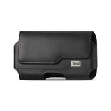 HORIZONTAL Z LID LEATHER POUCH SAMSUNG GALAXY S4 IN BLACK (5.78X3.15X0.71 INCHES PLUS)