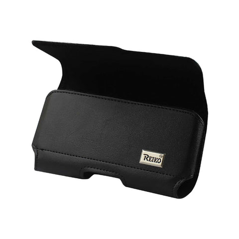 HORIZONTAL Z LID LEATHER POUCH SAMSUNG GALAXY MEGA6.3INCH PLUS BLACK