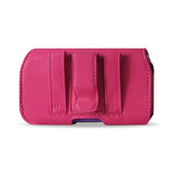 HORIZONTAL Z LID LEATHER POUCH IPHONE4 IN HOT PINK (4.72X2.56X0.59 INCHES PLUS)