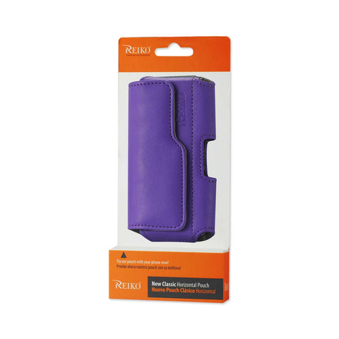 HORIZONTAL POUCH IPHONE5 PLUS PURPLE (5X2.44X0.47 INCHES PLUS)