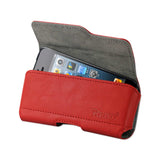 HORIZONTAL POUCH IPHONE5 PLUS RED (5X2.44X0.47 INCHES PLUS)