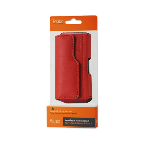 HORIZONTAL POUCH IPHONE5 PLUS RED (5X2.44X0.47 INCHES PLUS)