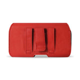 HORIZONTAL Z LID LEATHER POUCH SAMSUNG GALAXY S3/ I9300/ R53 X IN RED (5.91X3.07X0.63 INCHES PLUS)