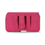 HORIZONTAL Z LID LEATHER POUCH SAMSUNG GALAXY NOTE 3 IN HOT PINK (6.5X3.62X0.71 INCHES PLUS)