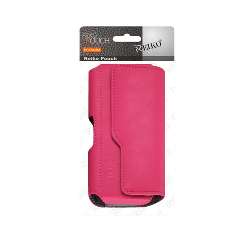 HORIZONTAL Z LID LEATHER POUCH SAMSUNG GALAXY NOTE 3 IN HOT PINK (6.5X3.62X0.71 INCHES PLUS)