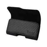 HORIZONTAL Z LID POUCH MAT PATTERN WITH ELASTIC SIDES IPHONE4 IN BLACK (4.72X2.56X0.59 INCHES PLUS)