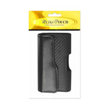 HORIZONTAL Z LID POUCH MAT PATTERN WITH ELASTIC SIDES IPHONE4 IN BLACK (4.72X2.56X0.59 INCHES PLUS)