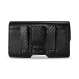 HORIZONTAL Z LID POUCH MAT PATTERN WITH ELASTIC SIDES IPHONE4 IN BLACK (4.72X2.56X0.59 INCHES PLUS)