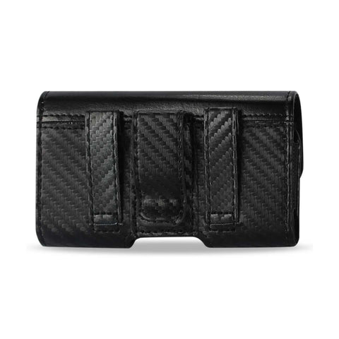 HORIZONTAL Z LID POUCH MAT PATTERN WITH ELASTIC SIDES IPHONE4 IN BLACK (4.72X2.56X0.59 INCHES PLUS)