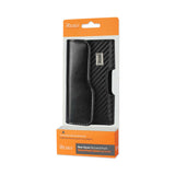 HORIZONTAL Z LID POUCH MAT PATTERN WITH ELASTIC SIDES IPHONE4 IN BLACK (4.72X2.56X0.59 INCHES PLUS)