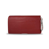 HORIZONTAL POUCH HP146 IPHONE 4G PLUS RED CELL PHONE WITH COVER 4.5X2.4X0.4 INCHES