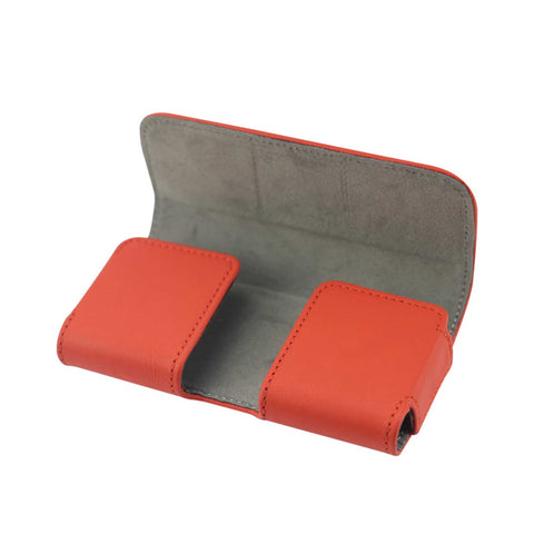 HORIZONTAL POUCH WITH EASY TAKE OUT DESIGN IPHONE5 IN ORANGE (5.12X2.56X0.61 INCHES PLUS)
