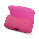 HORIZONTAL POUCH HP18A IPHONE 4G PLUS HOT PINK CELL PHONE WITH COVER (4.72X2.56X0.59 INCHES PLUS)