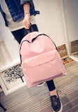 1PC Boys Girls Unisex Canvas Rucksack Backpack School Book Shoulder Bag