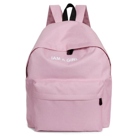 1PC Boys Girls Unisex Canvas Rucksack Backpack School Book Shoulder Bag