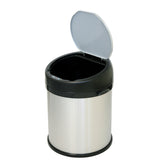 iTouchless 8 Gallon Sensor Touchless Trash Can Stainless Steel Round Extra-Wide Opening