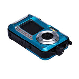 Shipping from USA Double Screen Waterproof Camera 24MP 16x Digital Zoom Dive Camera