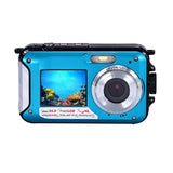 Shipping from USA Double Screen Waterproof Camera 24MP 16x Digital Zoom Dive Camera