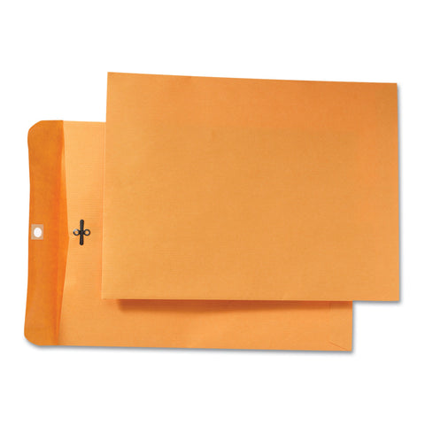 Park Ridge Kraft Clasp Envelope, 9 X 12, Brown Kraft, 100/box