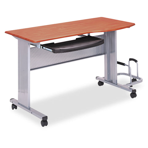 Eastwinds Mobile Work Table, 57w X 23-1/2d X 29h, Medium Cherry