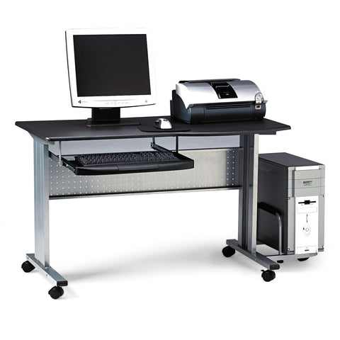 Eastwinds Mobile Work Table, 57w X 23-1/2d X 29h, Anthracite