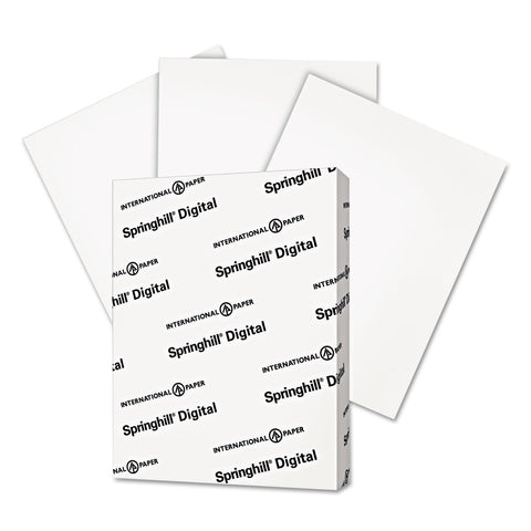Digital Vellum Bristol White Cover, 67 Lb, 8 1/2 X 11, White, 250 Sheets/pack