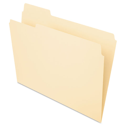 File Folders, 1/3 Cut Top Tab, Letter, Manila, 100/box