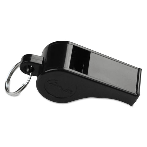 Sports Whistle, Medium Weight, Plastic, Black