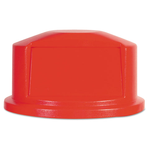 Round Brute Dome Top, 22 11/16dia X 12 1/4h, Red