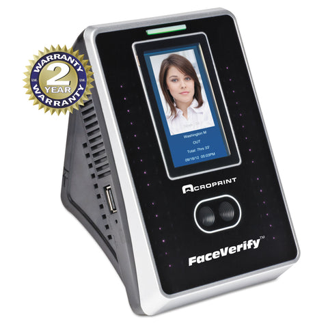 Timeqplus Faceverify System, 4 X 3 X 6, Black
