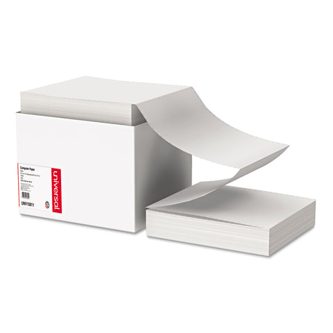 Computer Paper, 18lb, 9-1/2 X 11, Letter Trim Perforations, White, 2300 Sheets