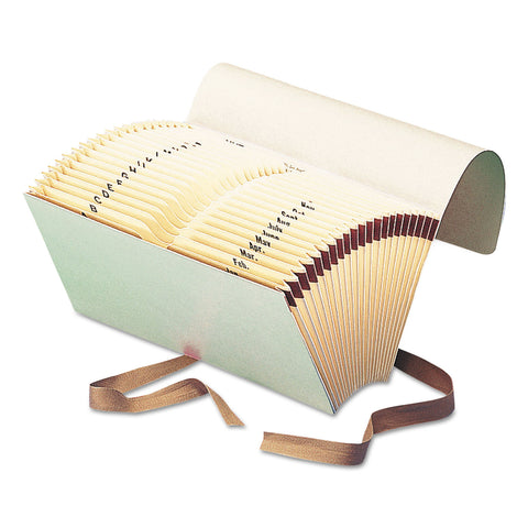 Bankers' Check File Folder With Pockets, Thumbcut, Expanding 9.75 X 5, Manila