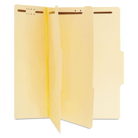 Manila Classification Folders, Letter, Six-Section, 15/box