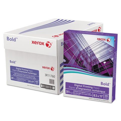 Bold Digital Printing Paper, 8 1/2 X 11, White, 500 Sheets/rm