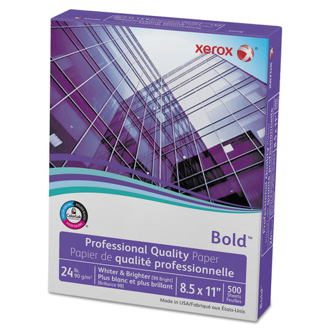 Bold Professional Quality Paper, 98 Bright, 8 1/2 X 11, White, 500 Sheets/rm