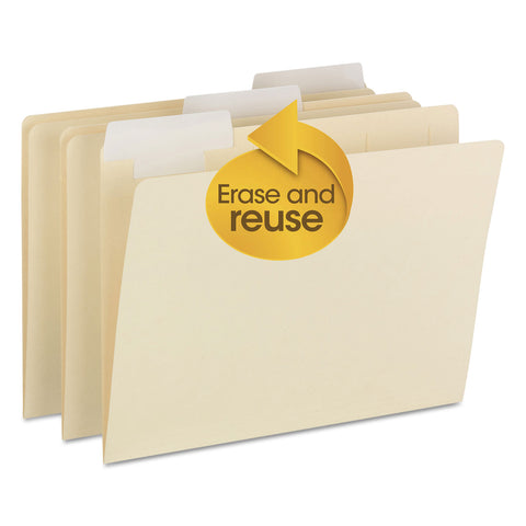 Flexifolder Heavy Folders With Movable Tabs, Manila, 1/3 Cut, Letter, 12/pack