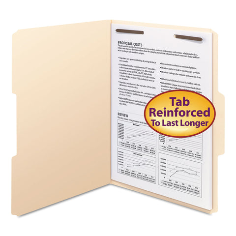 Watershed/cutless Folder, Top Tab, 1 Fastener, 3/4" Exp., Letter, Manila, 50/box
